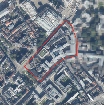 Périmètre du PPAS « Banque de Bruxelles »