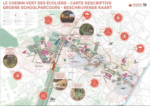 Chemin Vert des Écoliers: parcours